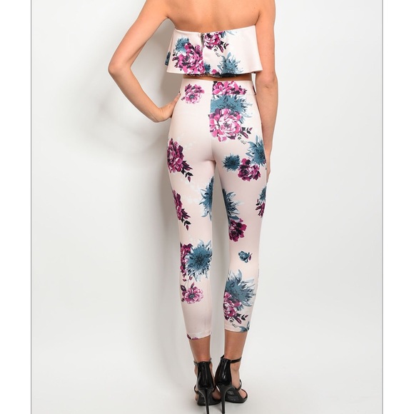 Floral Two Piece Set - Picture 2 of 2